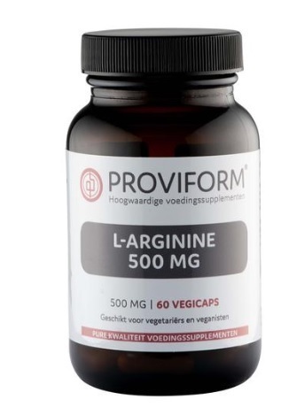 L-arginine 500 mg 60 Vegetarische Capsules