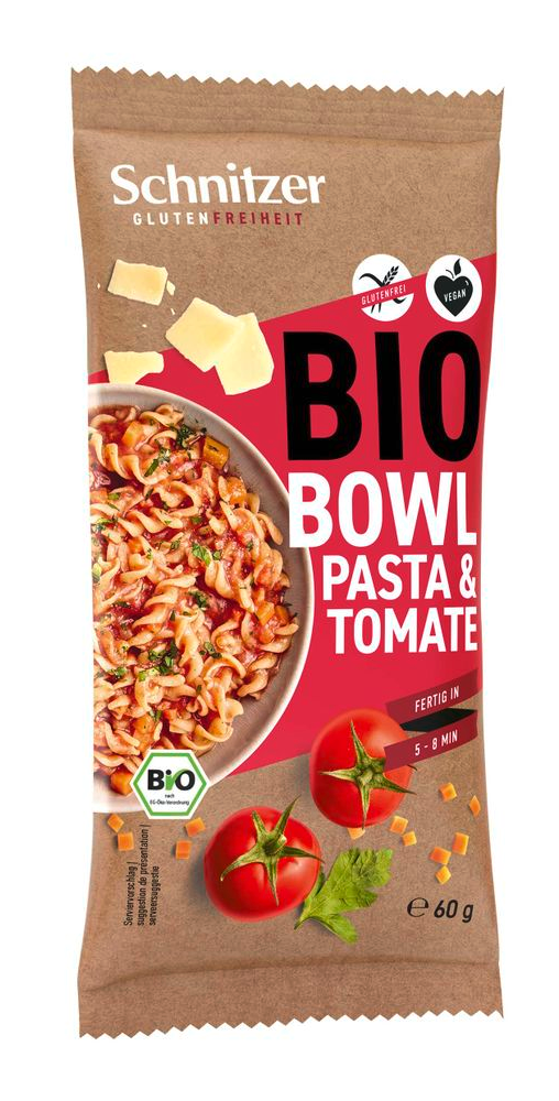 Gluten Freiheit Bio Bowl Pasta & Tomate