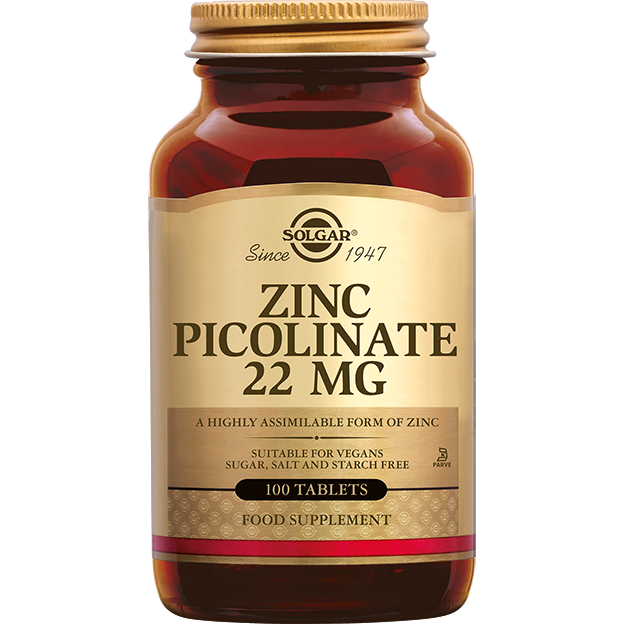 Solgar Zink Picolinaat 22 mg Tabletten