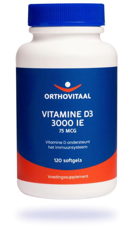 Orthovitaal Vitamine d3 3000ie 120sft