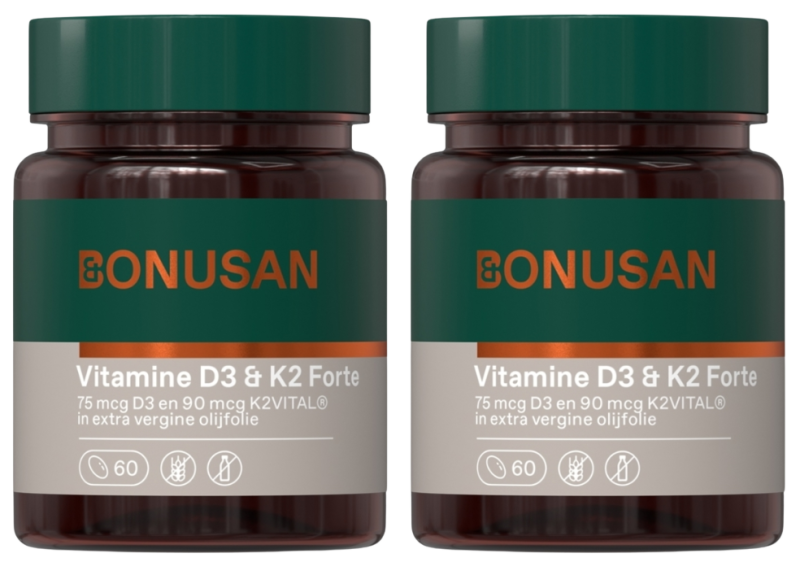 Bonusan Vitamine d3 & k2 120 Softgels