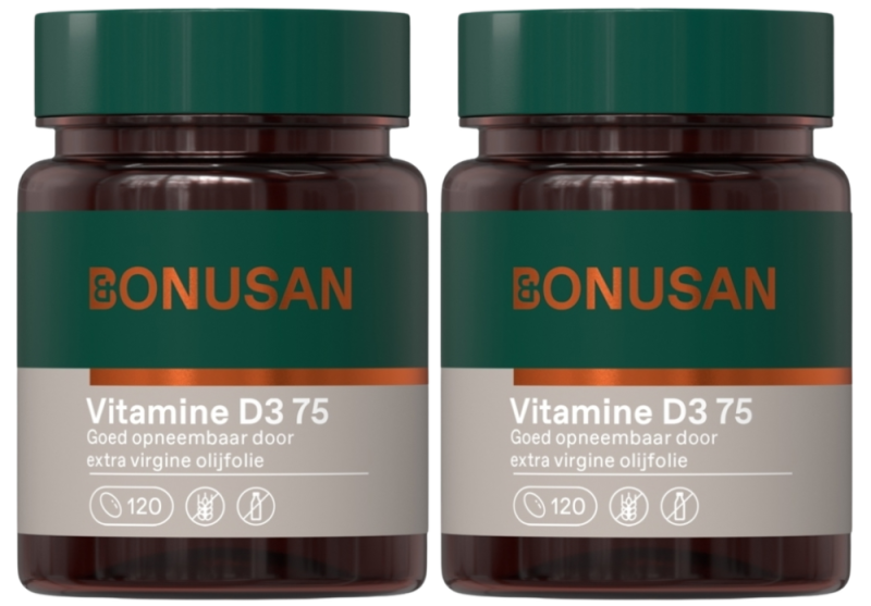Bonusan Vitamine d3 forte 75 240 Softgels