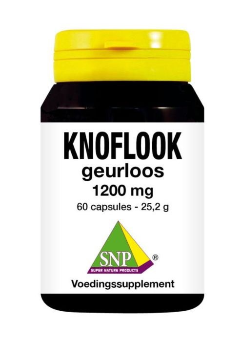 Knoflook geurloos 1200 mg 60 Capsules