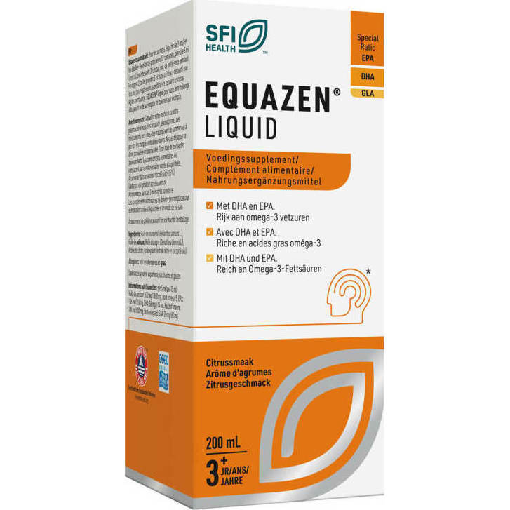 Equazen liquid citrus omega 3- & 6-vetzuren 200ML