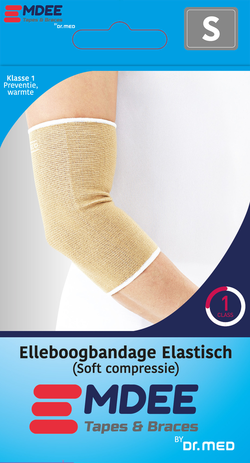 Elleboogbandage Elastisch Maat S