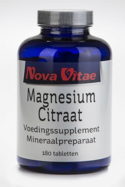 Nova Vitae Magnesium citraat * 180tb