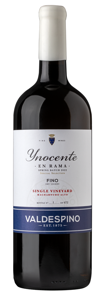 Fino Dry Sherry Inocente en Rama Spring Batch 2022 Special Selection Single Vineyard Marcharnudo Alto 'magnumfles'