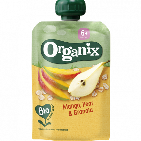  Knijpfruit - Mango, Peer, Granola - 6+ maanden - 100 gram