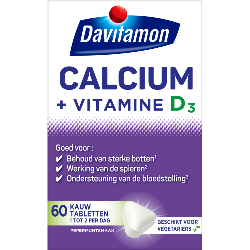 Calcium Met Vitamine D Kauwtabletten