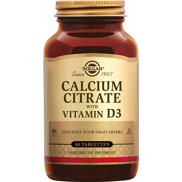 Solgar Calcium Citraat met Vitamine D3 Tabletten