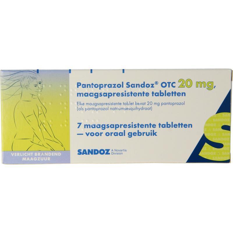 Pantoprazol 20mg 7 Stuks