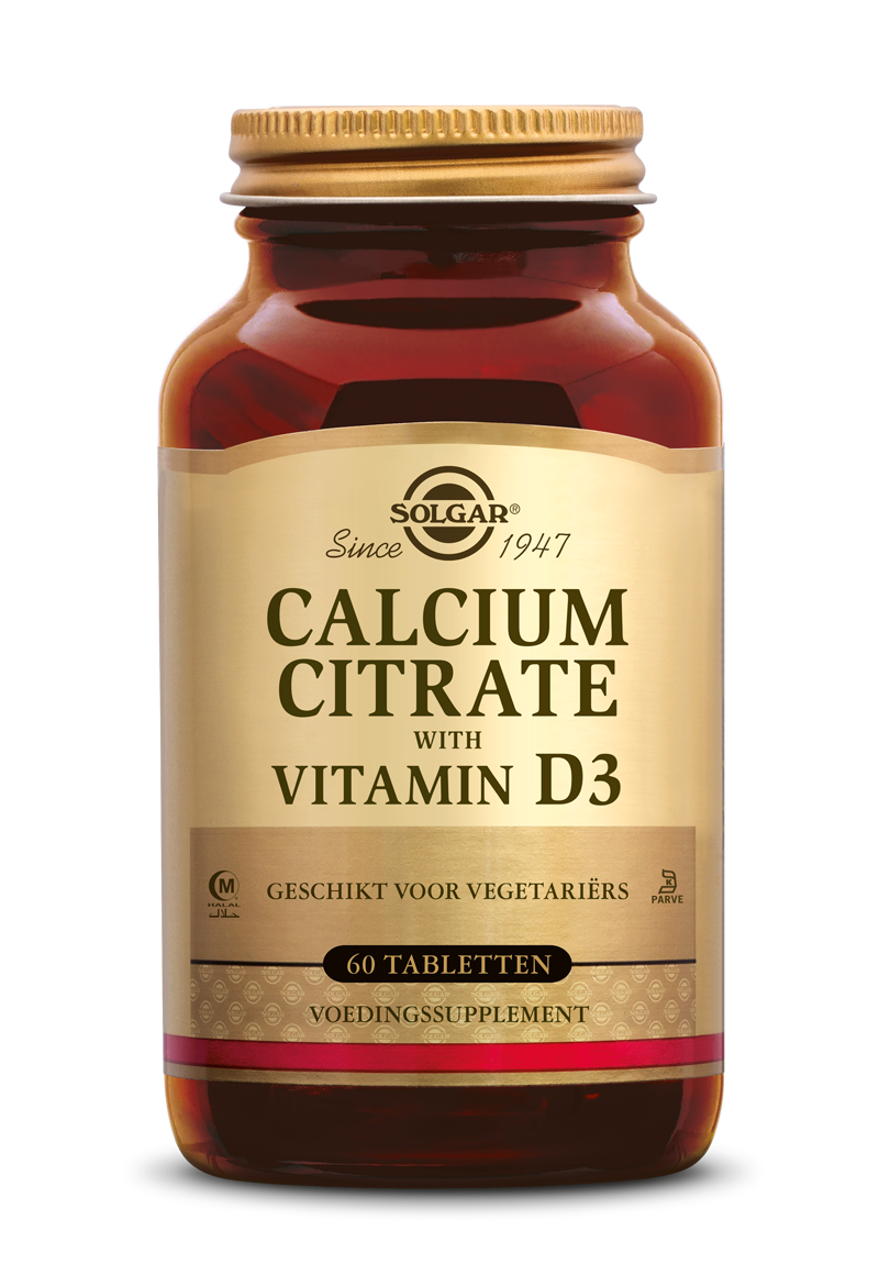 Solgar Calcium Citraat met Vitamine D-3 Tabletten