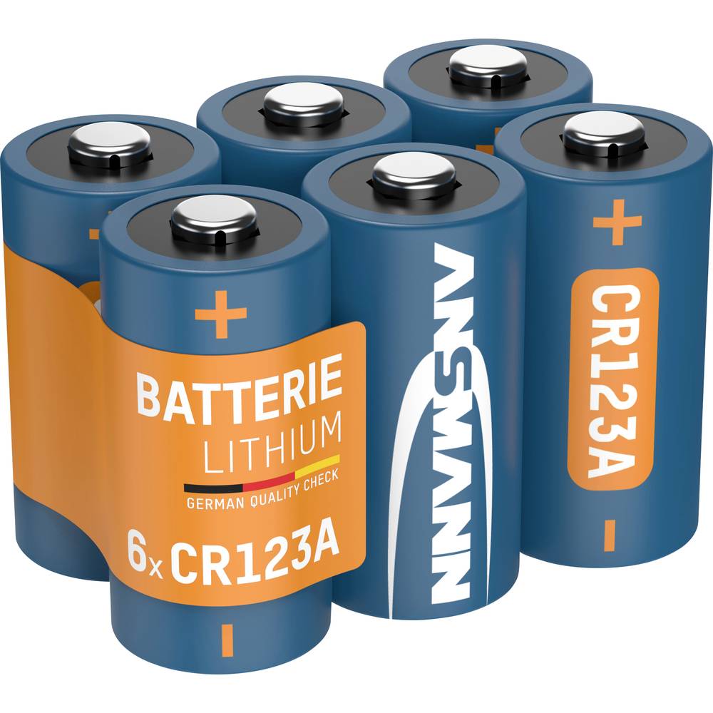 CR123 CR123A Fotobatterij Lithium 1375 mAh 3 V 6 stuk(s)