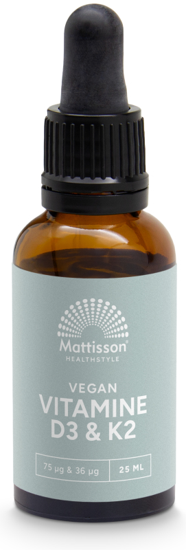 Mattisson Vitamine d3/k 25mcg/36mcg vegan 25ml