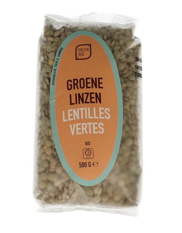 GreenAge Groene Linzen 500 gram