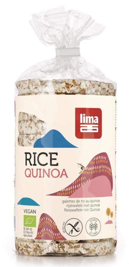 Lima Rijstwafels met Quinoa 100 gram