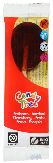 Aardbeien lolly