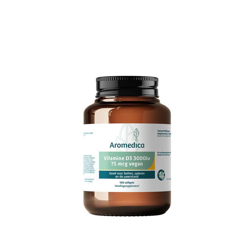 Aromedicare Vitamine d3 75mcg vegan 100 softgels