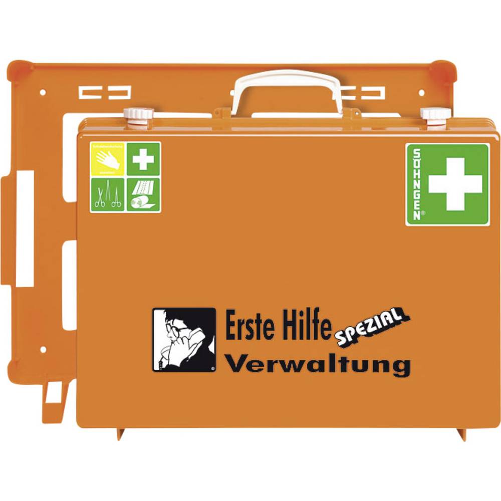0360110 EHBO-koffer DIN 13157 400 x 400 x 300 x 150 Oranje