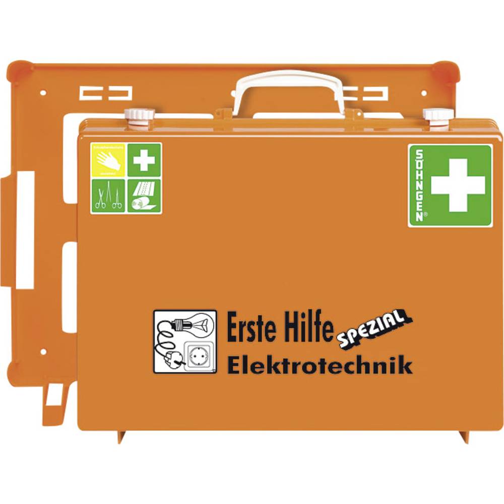 0360113 EHBO-koffer DIN 13157 400 x 400 x 300 x 150 Oranje