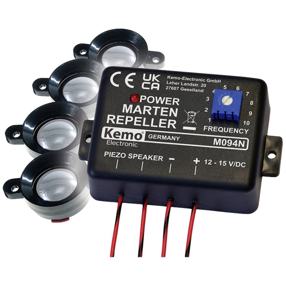 M094 Ultrasone marterverschrikker Met flitslicht, Met luidspreker 1 stuk(s)