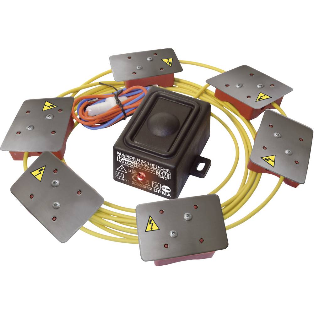 M176 Ultrasone marterverschrikker Met flitslicht, Met hoogspanningsplaatjes, Waterdicht 1 stuk(s)