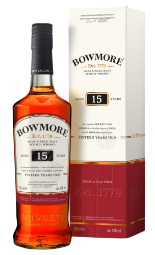 Bowmore 15 Years Single Malt Whisky 70CL