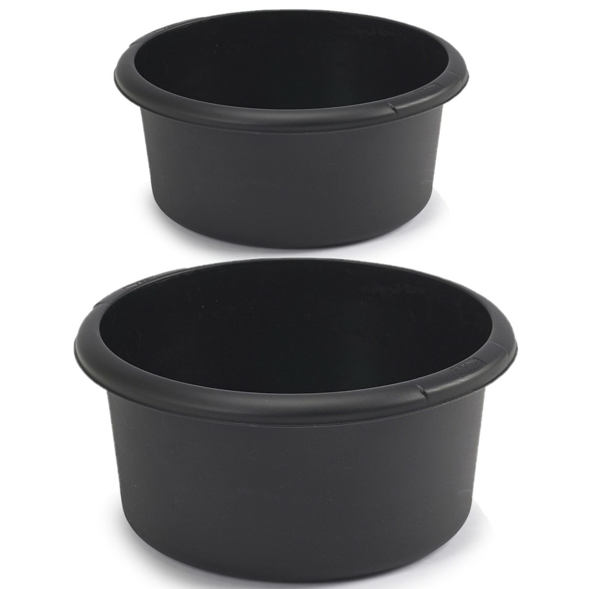 Whitefurze Afwasteil/afwasbak - 7 en 9 liter - zwart - 32 x 28 cm - x 32 cm -