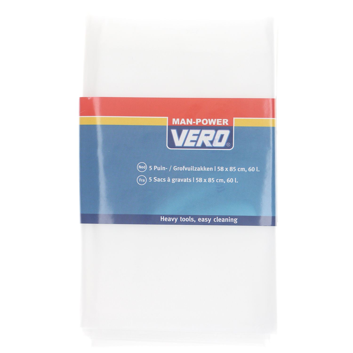 Praxis Vero Grofvuilzakken 60l 58x85cm 5 Stuks