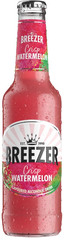 Fles  Breezer Watermelon 275ml