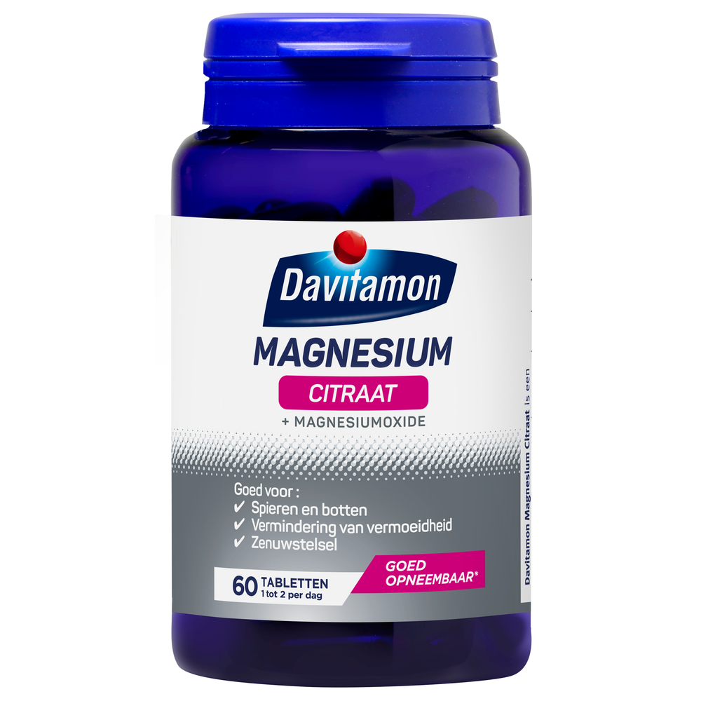 Davitamon Magnesium citraat + Magnesiumoxide Tabletten