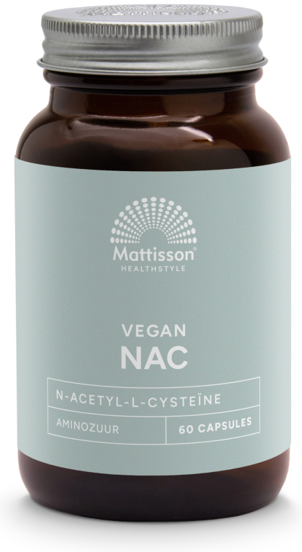 Vegan nac n-acetyl-l-cysyteïne 600mg 60 Vegicapsules