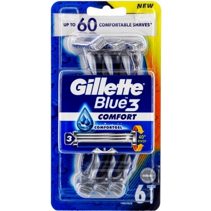 Wegwerpmesjes blue3 6 Stuks