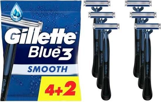 Blue3 wegwerpscheermesjes 6 Stuks