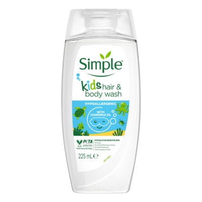 Simple Kinderhaar En Bodywash 225 ml