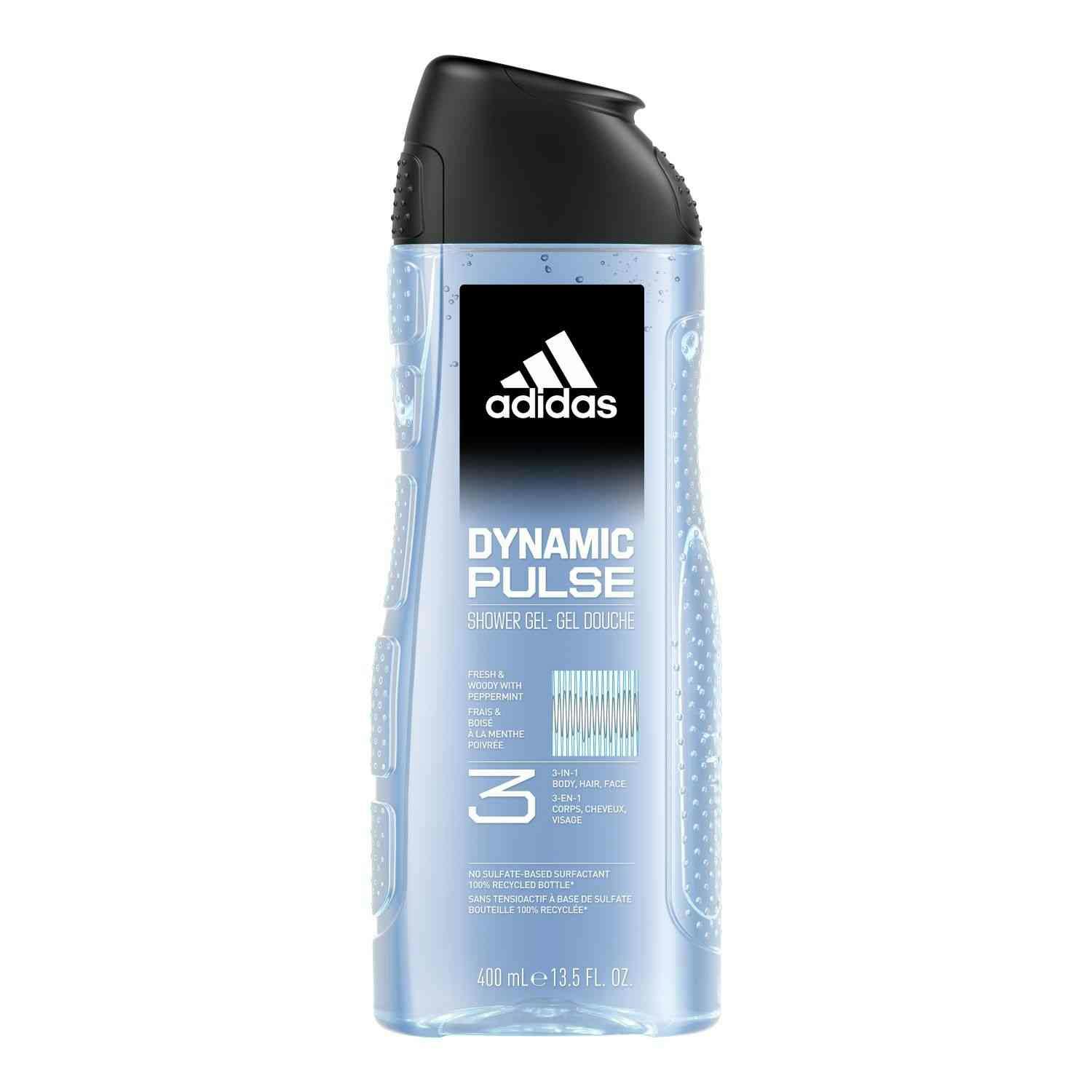 Adidas 3 in 1 Dynamic Pulse Showergel 400 ml