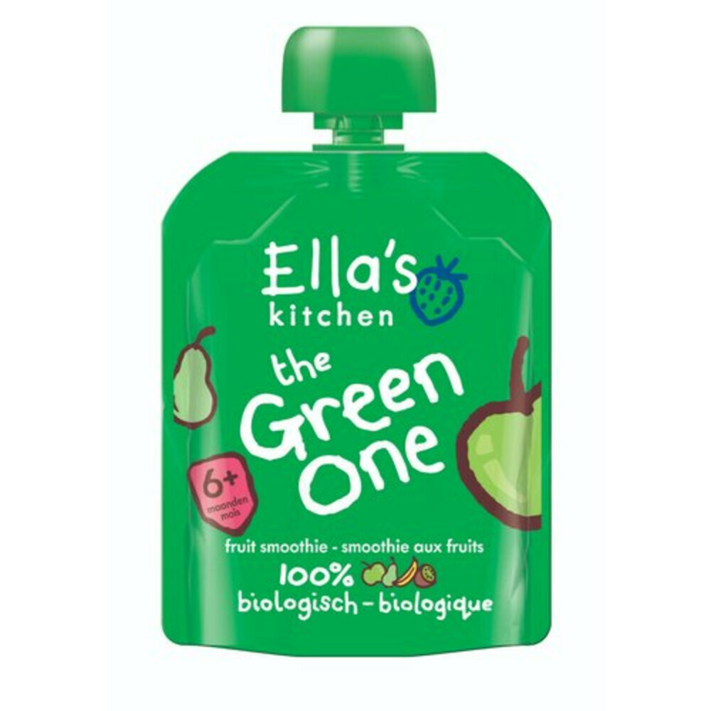 Knijpzakje Fruit Smoothie 6+ m Appel Peer Banaan Kiwi 90 gr