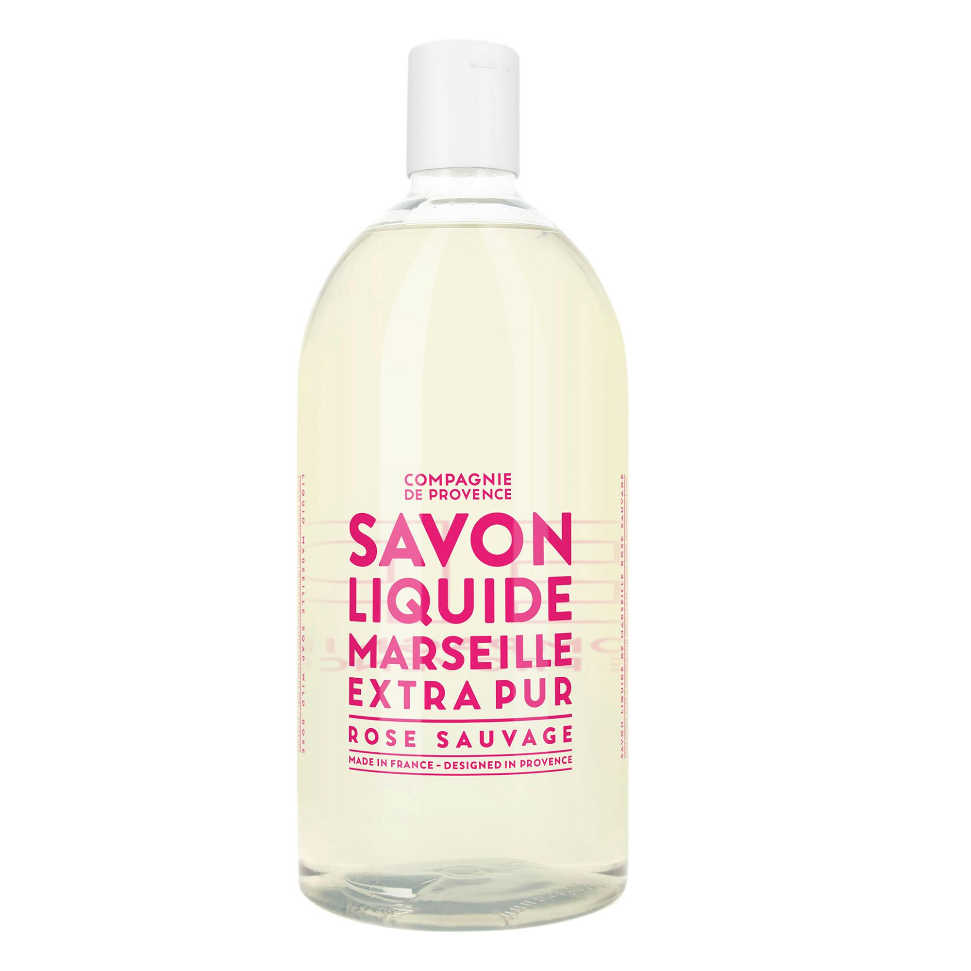 Compagnie De Provence Liquid Marseille Soap Refill Wild Rose 1000 ml