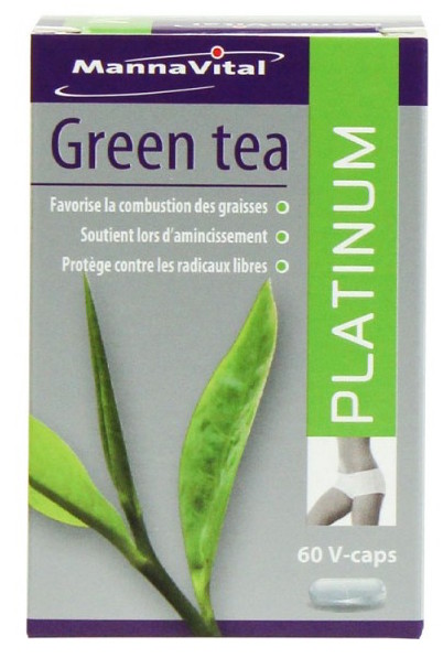 MannaVital Green Tea Platinum Capsules 60st