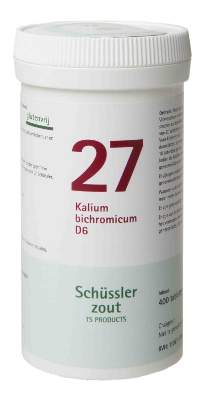 Schussler celzout 27 kalium bichromicum d6 400tab