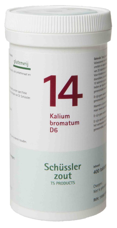 Schussler celzout 14 kalium bromatum d6 400tab