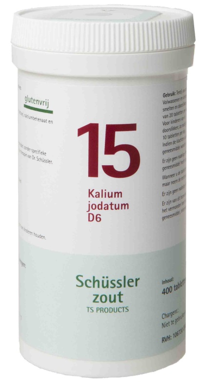 Schussler celzout 15 kalium jodatum d6 400tab