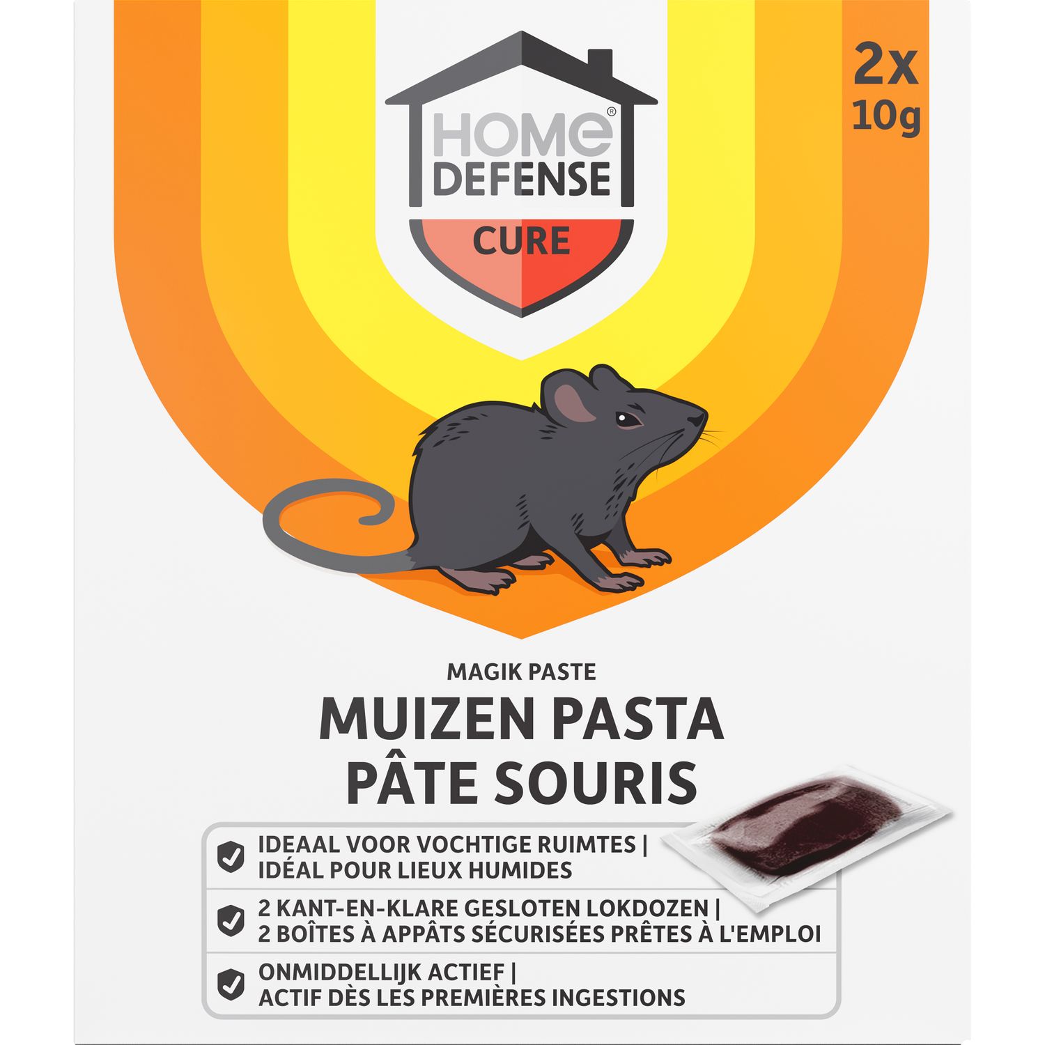 HOME DEFENSE Pasta Lokdoos - 2 Stuks