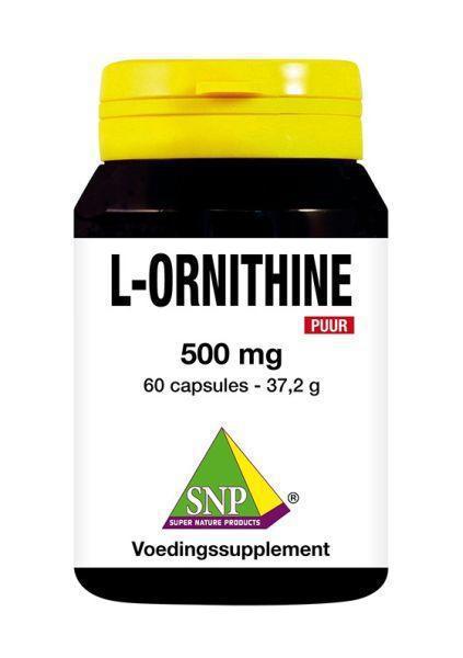 L-ornithine 500 mg puur 60 Capsules