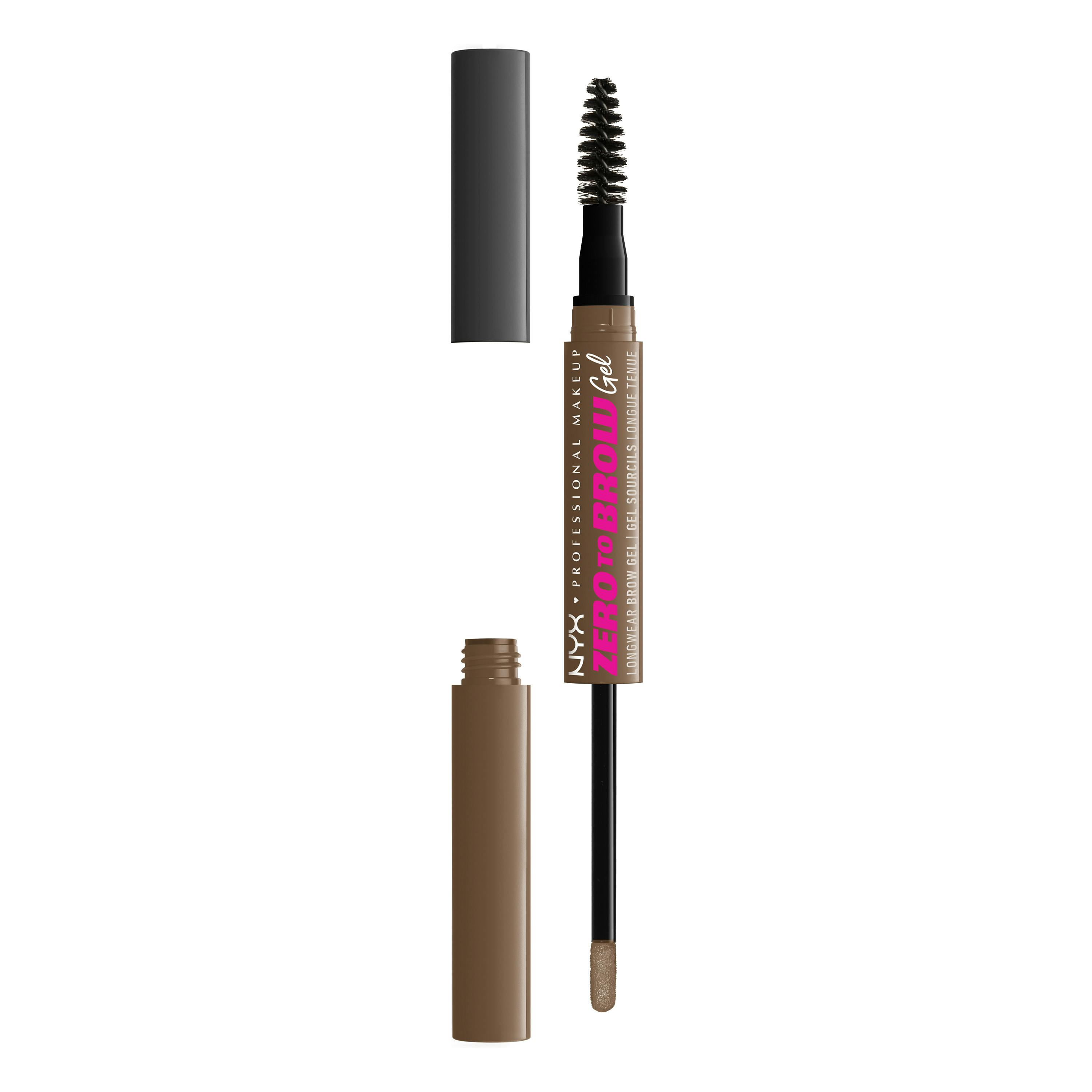 NYX Zero To Brow Longwear Brow Gel 02 Ash Blonde 2 ml