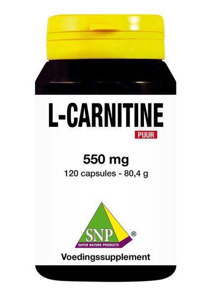 L carnitine 550 mg puur 120 Capsules