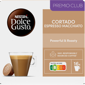 Nescafe escafe Dolce Gusto Cortado Espresso Macchiato capsules 16 koffiecups bij Jumbo
