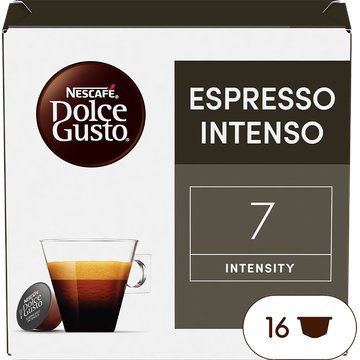 Nescafe ESCAFÉ Dolce Gusto, Koffiecapsules Espresso Intenso, 16 cups, 112 gr bij Jumbo