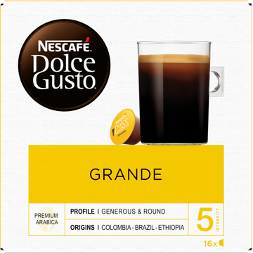 Nescafe ESCAFÉ Dolce Gusto, Koffiecapsules Grande , 16 cups, 136 gr bij Jumbo