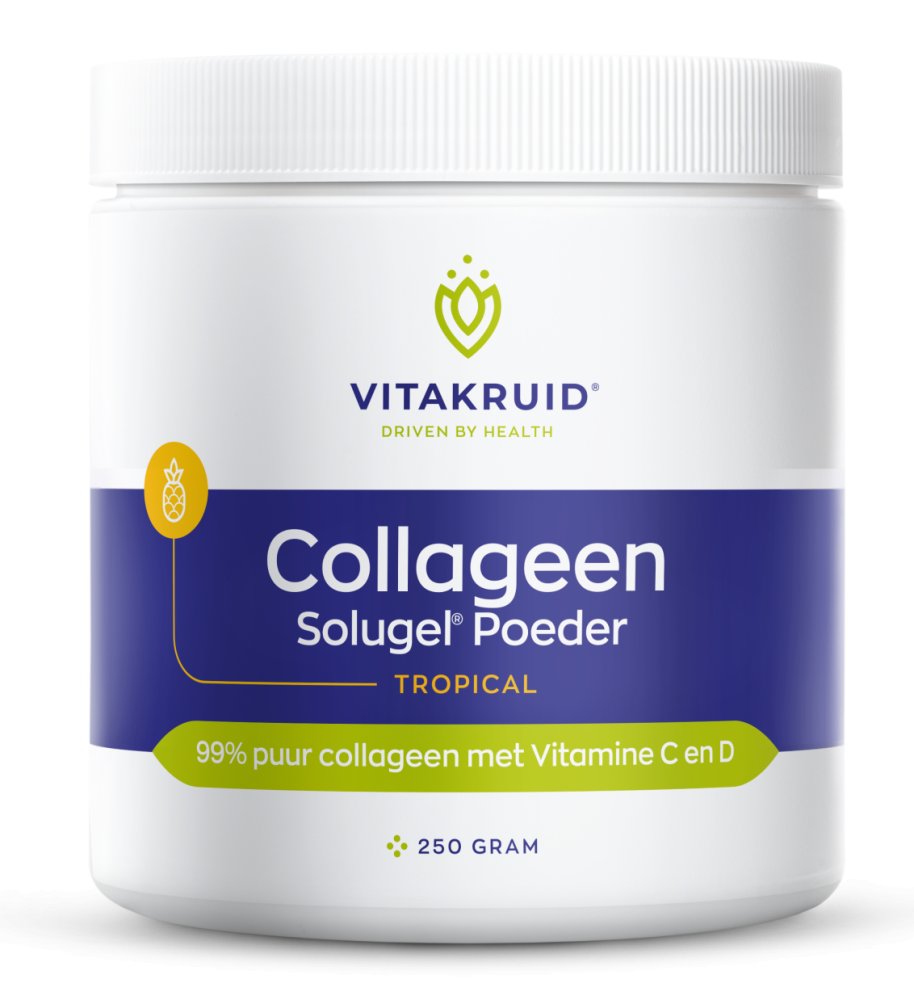 Collageen Solugel poeder met vitamine C & D - Tropical